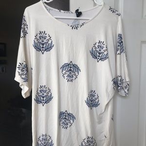 Blue and White Tunic
